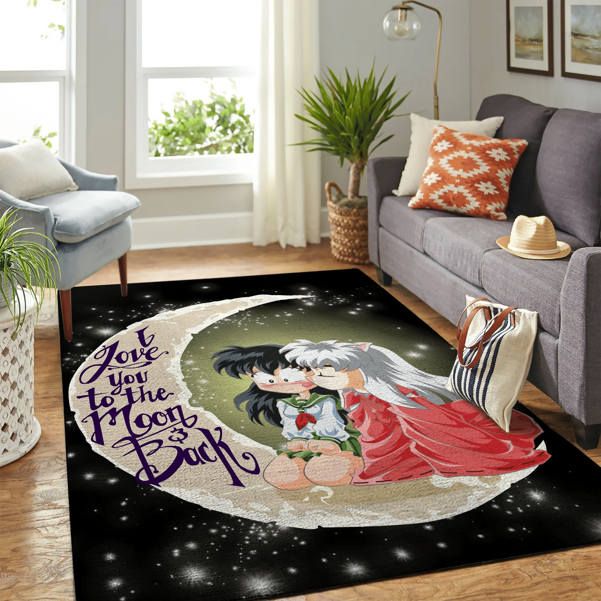 Inuyasha Anime Carpet Rug - Indoor Outdoor Rugs