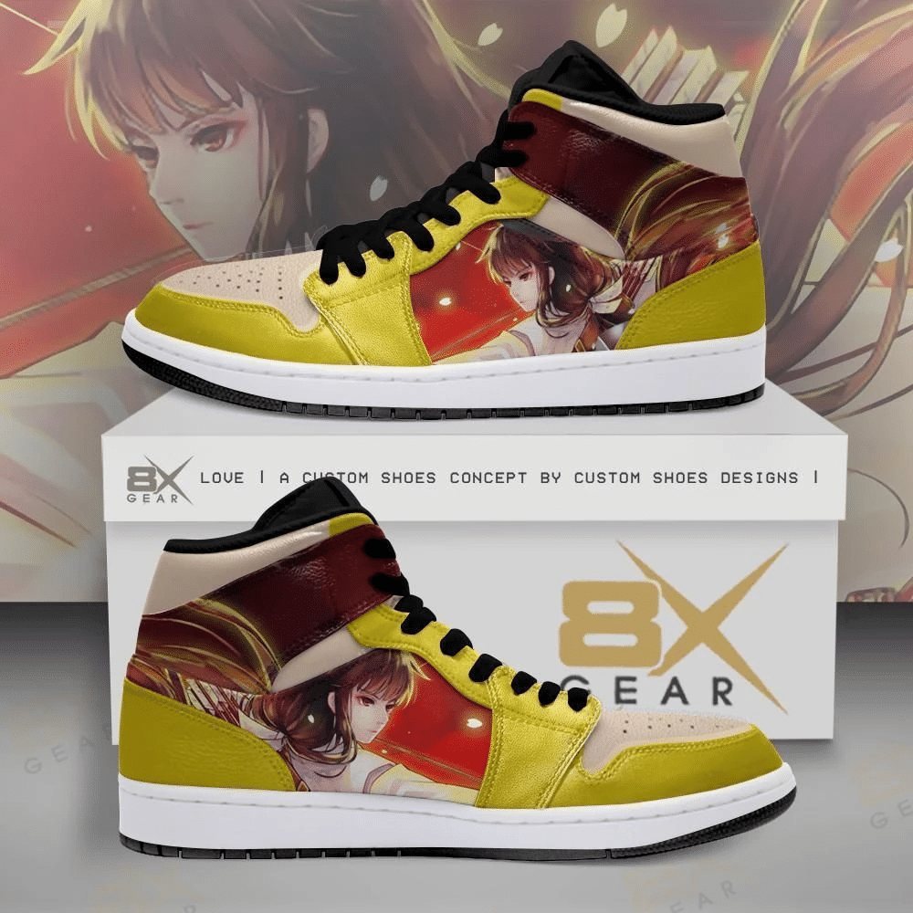 Inuyasha Kikyo Magical Arrow For Fan Anime Air Jordan 2021 Shoes Sport Sneakers