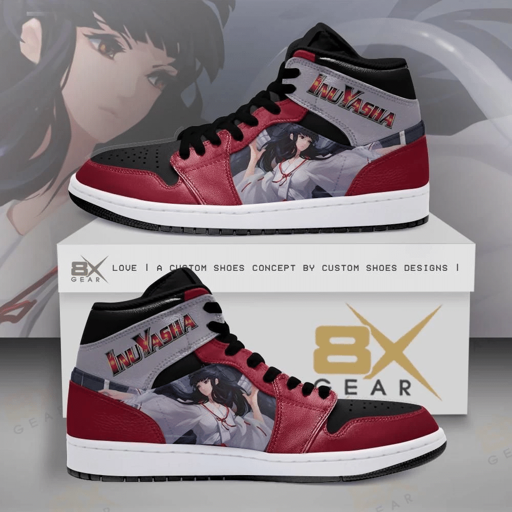 Inuyasha Kikyo Shooting Arrow Anime Air Jordan 2021 Shoes Sport Sneakers