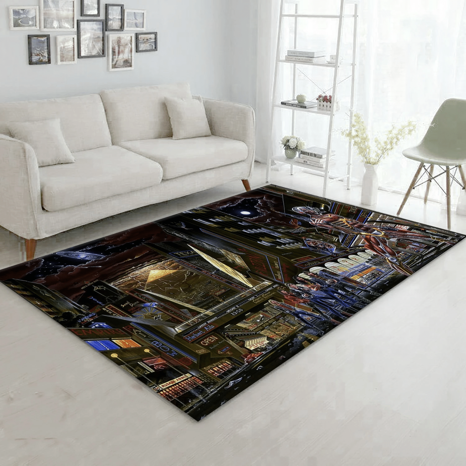 Iron Maiden 1 Music Area Rug Carpet, Living Room Rug - Floor Decor - Indoor Outdoor Rugs
