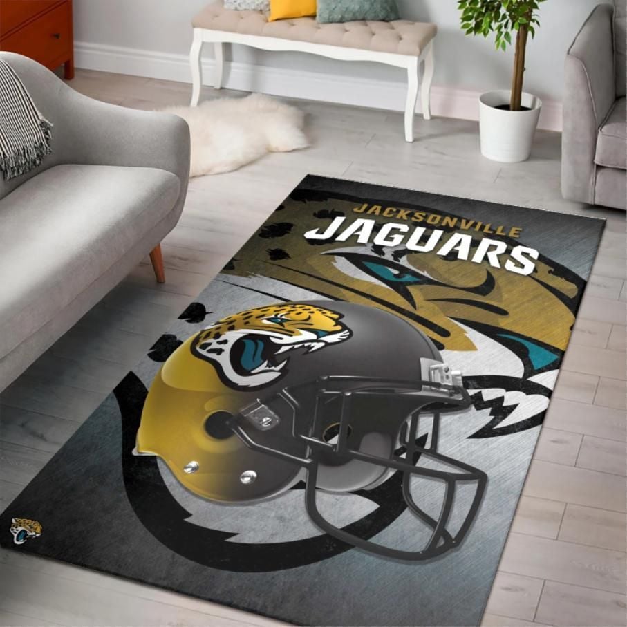 Jacksonville Jaguars Nfl Home Decor Area Rug Rugs For Living Room Rug Home Decor - Indoor Outdoor Rugs
