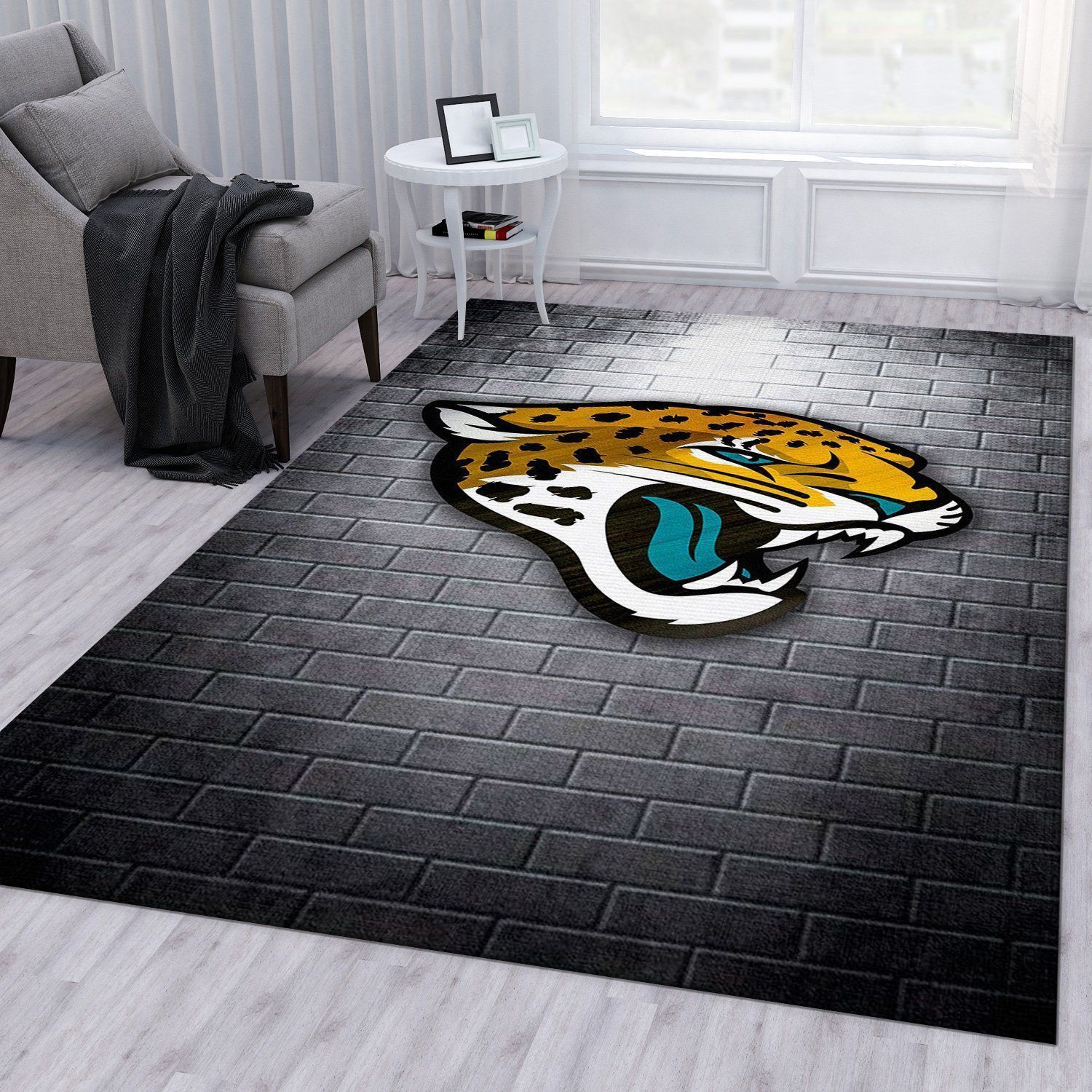 Jacksonville Jaguars Nfl Rug Living Room Rug Home Decor Floor Decor - Indoor Outdoor Rugs