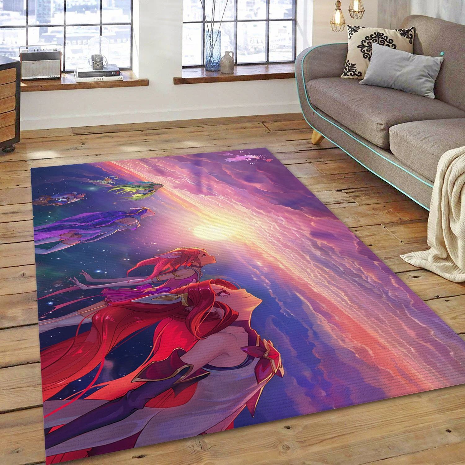 Janna Lux And Star Guardians Gaming Area Rug