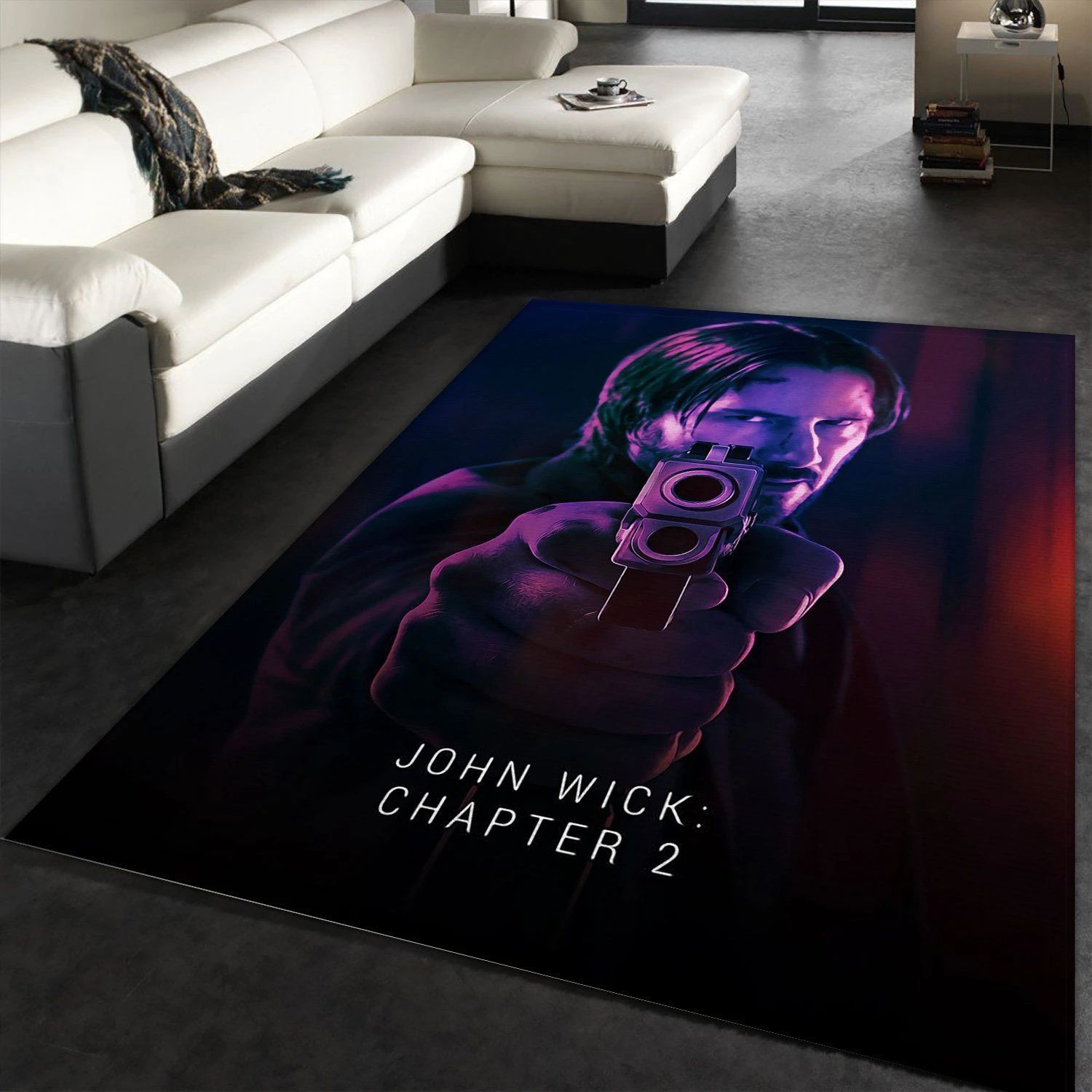John Wick Chapter 2 Rug Art Painting Movie Rugs Home Decor Floor Decor - Indoor Outdoor Rugs