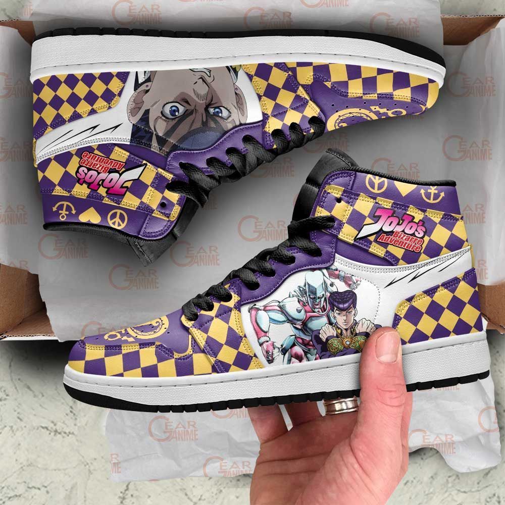 Jojo's Bizarre Adventure Josuke Higashikata Anime Air Jordan Shoes Sport Sneakers