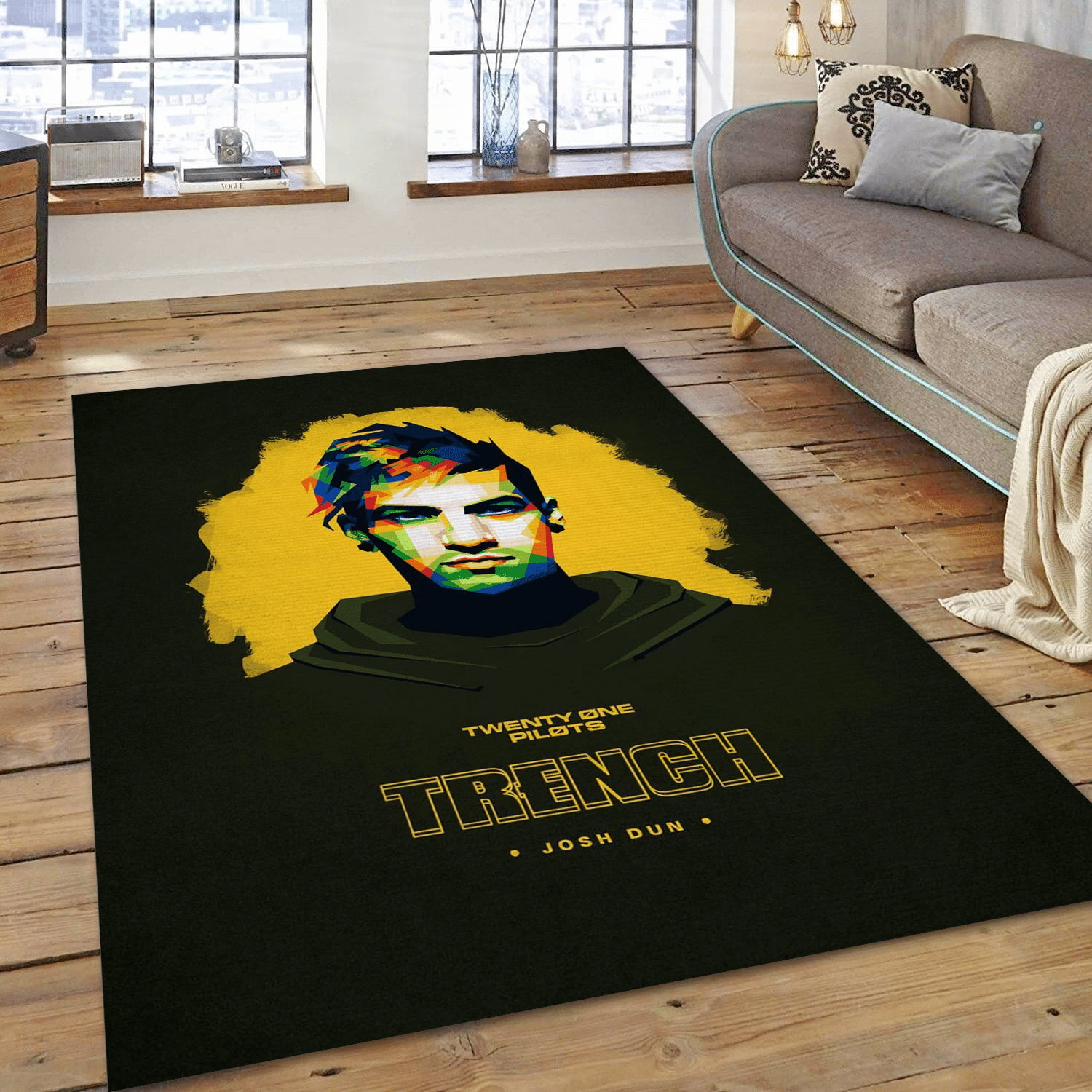 Josh Dun 21 Pilots Music Area Rug Carpet