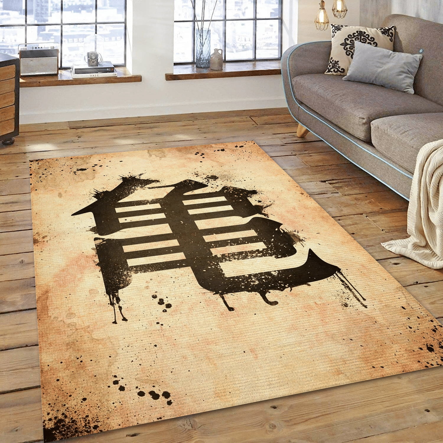 Kame Light Gaming Area Rug