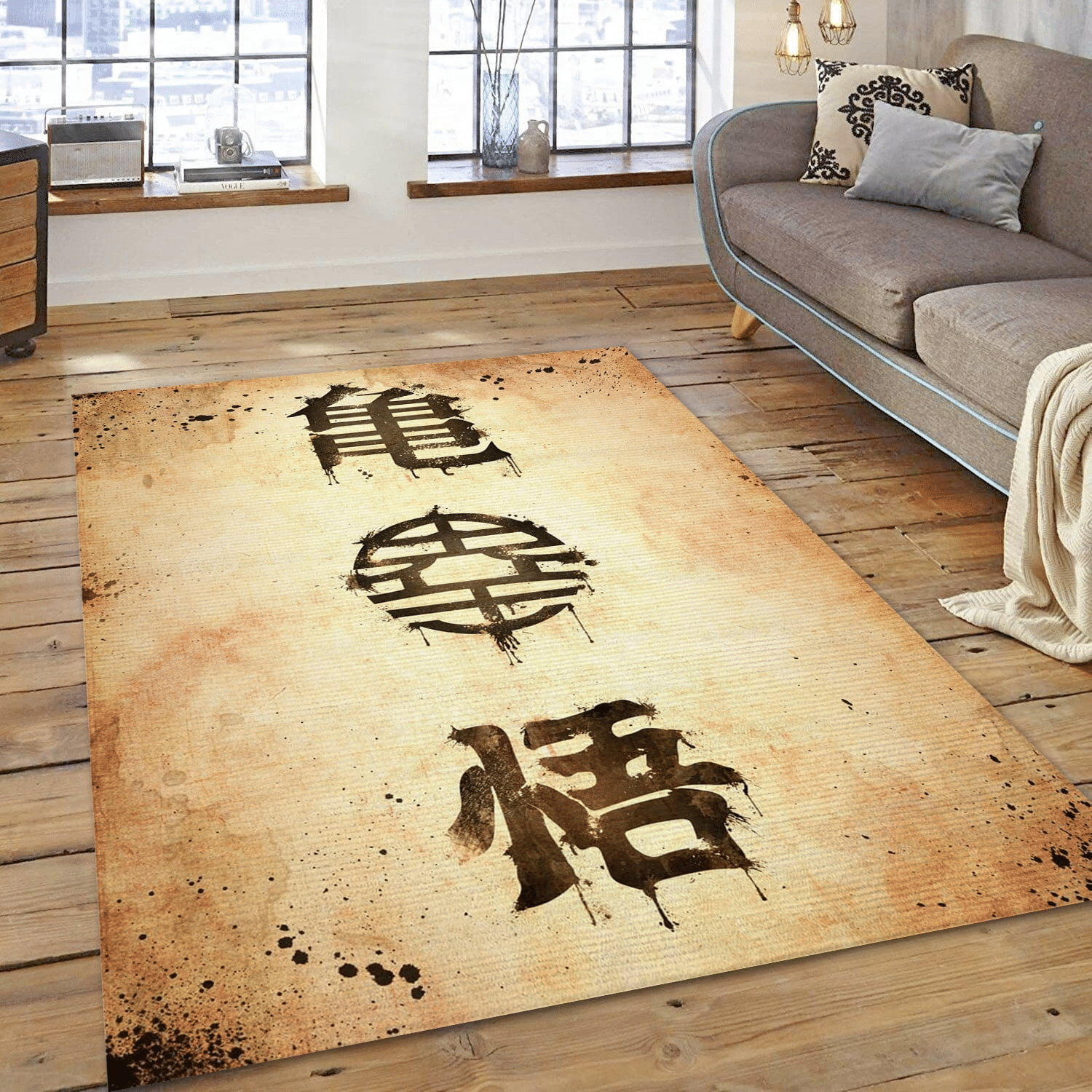 Kanjis Light Version Gaming Area Rug