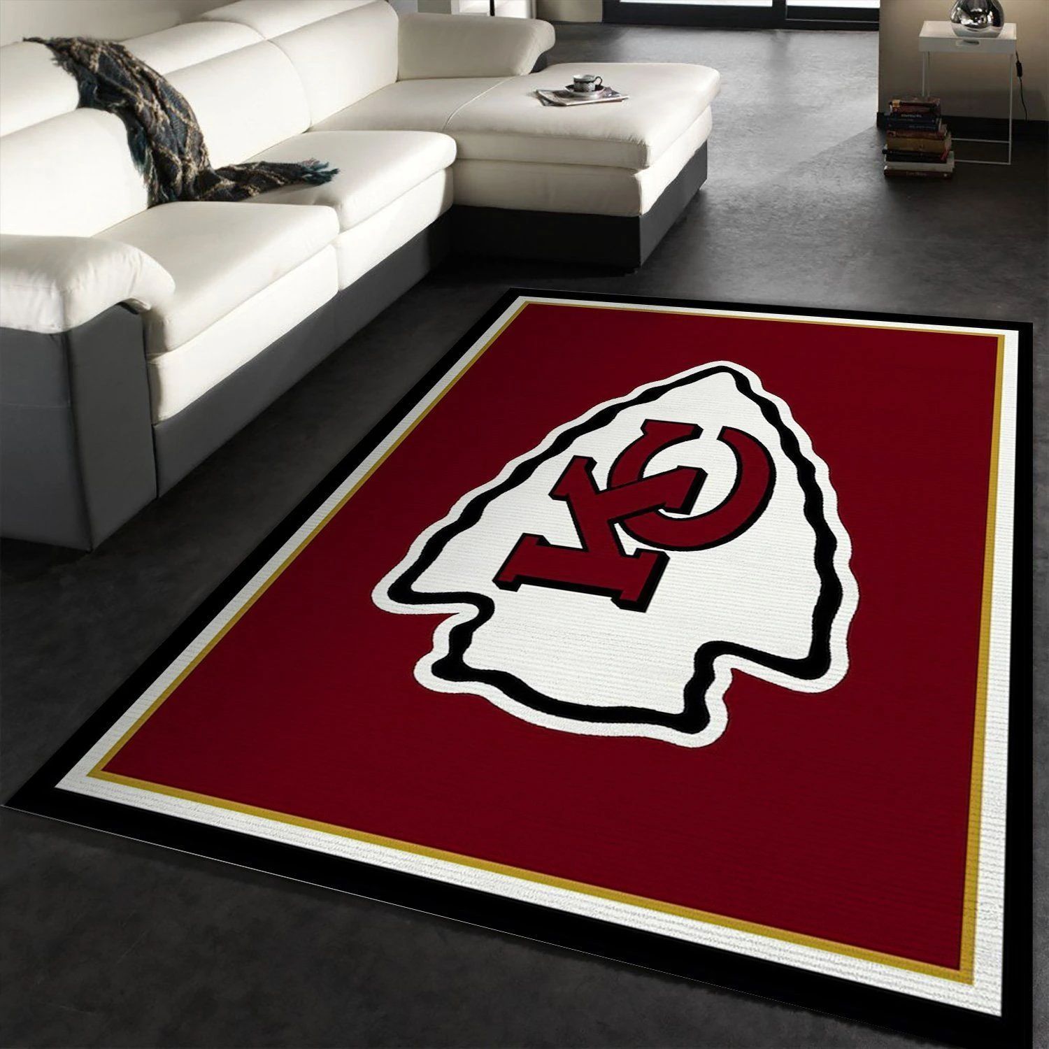 Kansas City Chiefs Imperial Spirit Rug NFL Area Rug Carpet