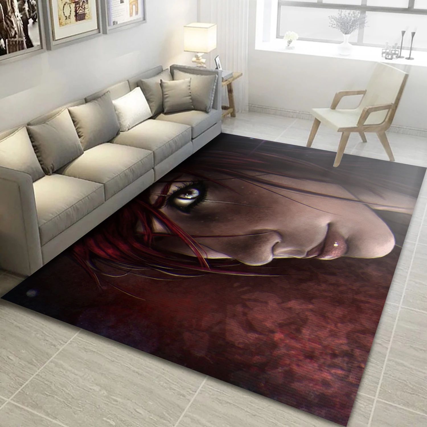 Katarina League Of Legends Video Game Reangle Rug, Bedroom Rug - Christmas Gift Decor - Indoor Outdoor Rugs