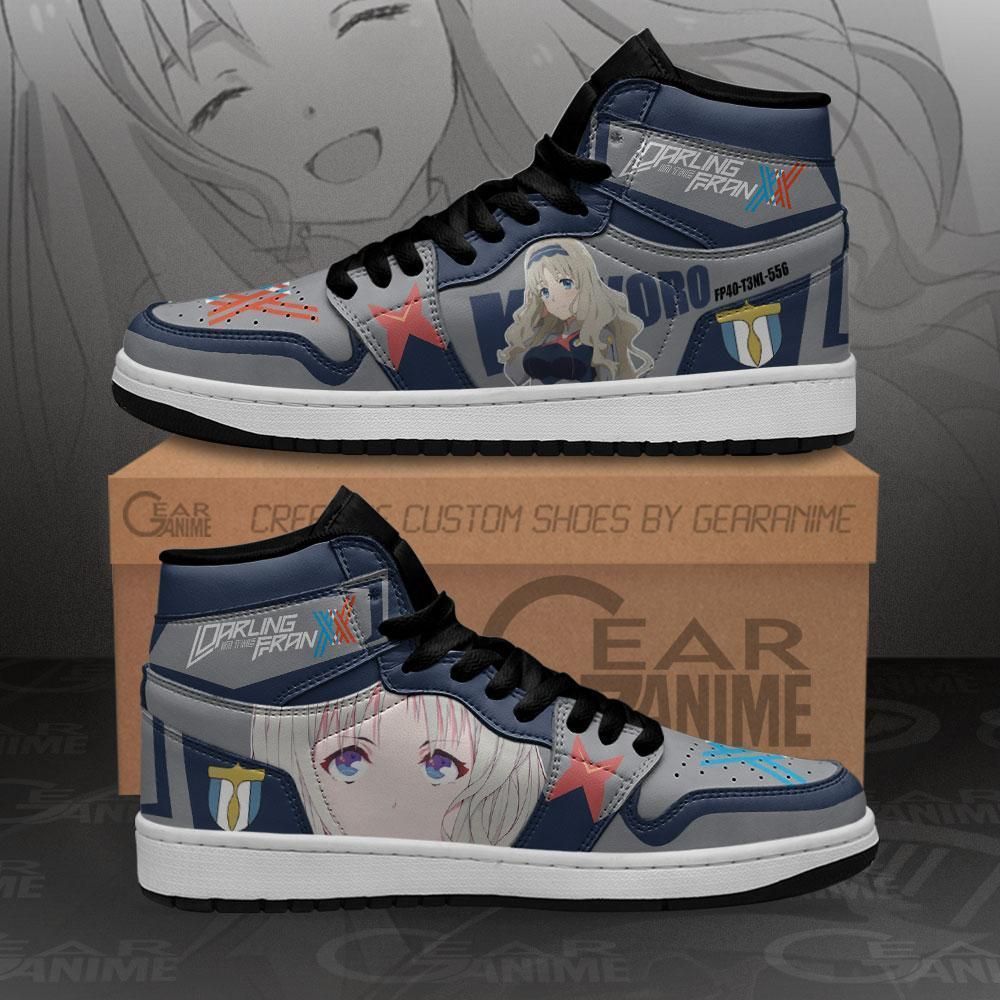 Kokoro Darling In The Franxx Code 556 Anime Air Jordan Shoes Sport Sneakers