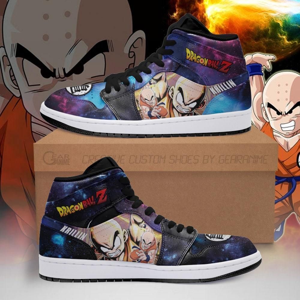 Krillin Galaxy Dragon Ball Z Anime Fan Pt04 Air Jordan Shoes Sport Sneakers