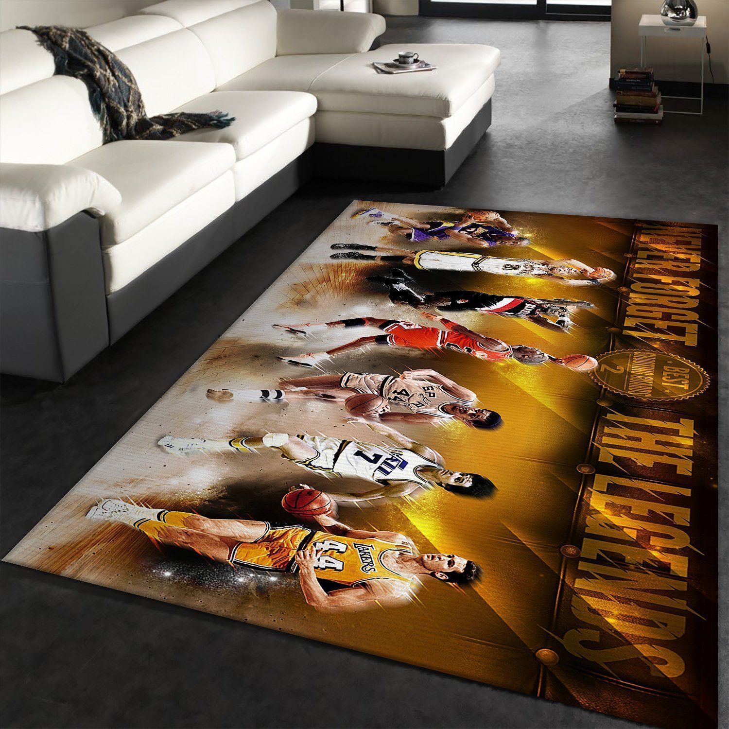 Legends NBA FN060204 Basketball Area Rug Floor Decor The US Decor - Indoor Outdoor Rugs