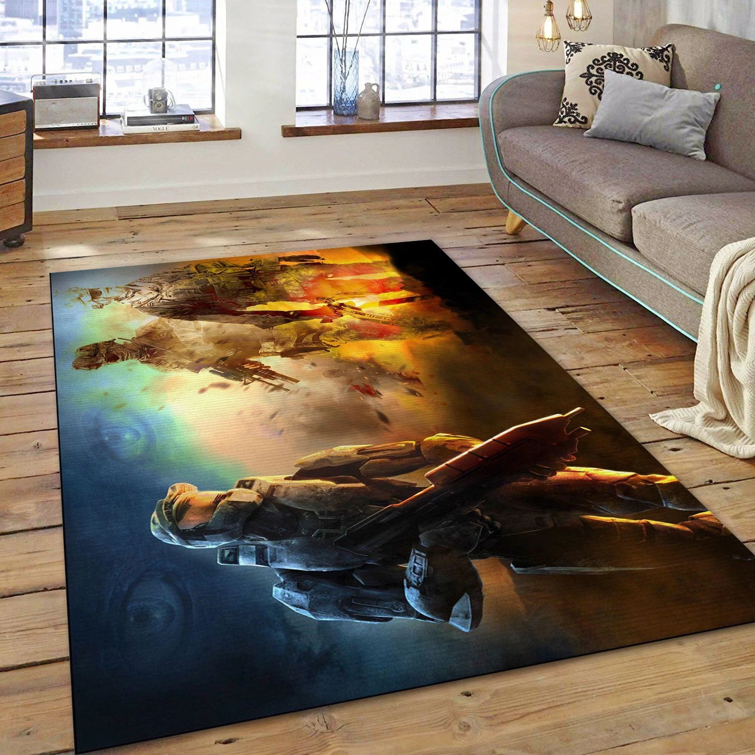 Legends Never Die Game Area Rug Carpet