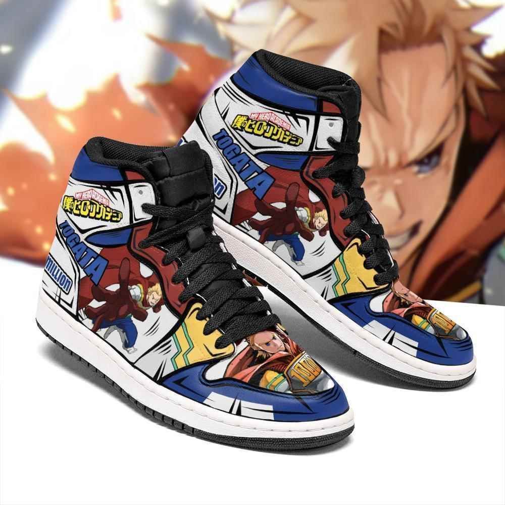 Lemillion Mirio Custom My Hero Academia Sneakers Anime Air Jordan Shoes Sport