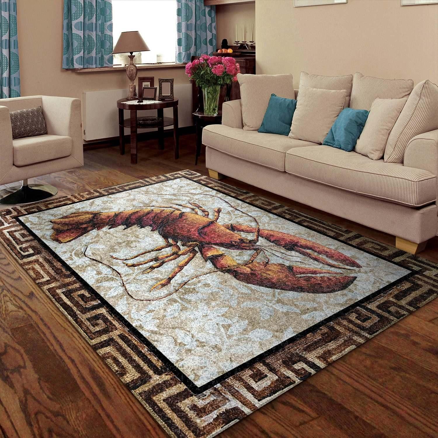 Lobster Rug - Indoor Outdoor Rugs