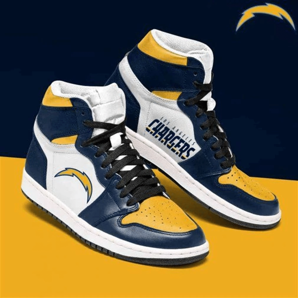 Los Angeles Chargers Nfl Football Air Jordan Shoes Sport Sneaker Boots Shoes