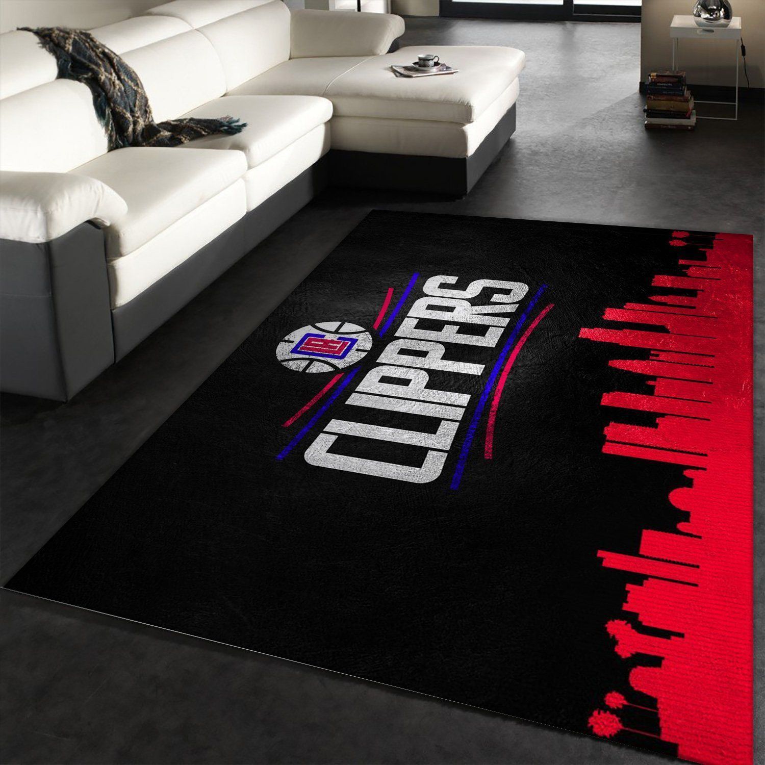 Los Angeles Clippers Area Rug For Christmas