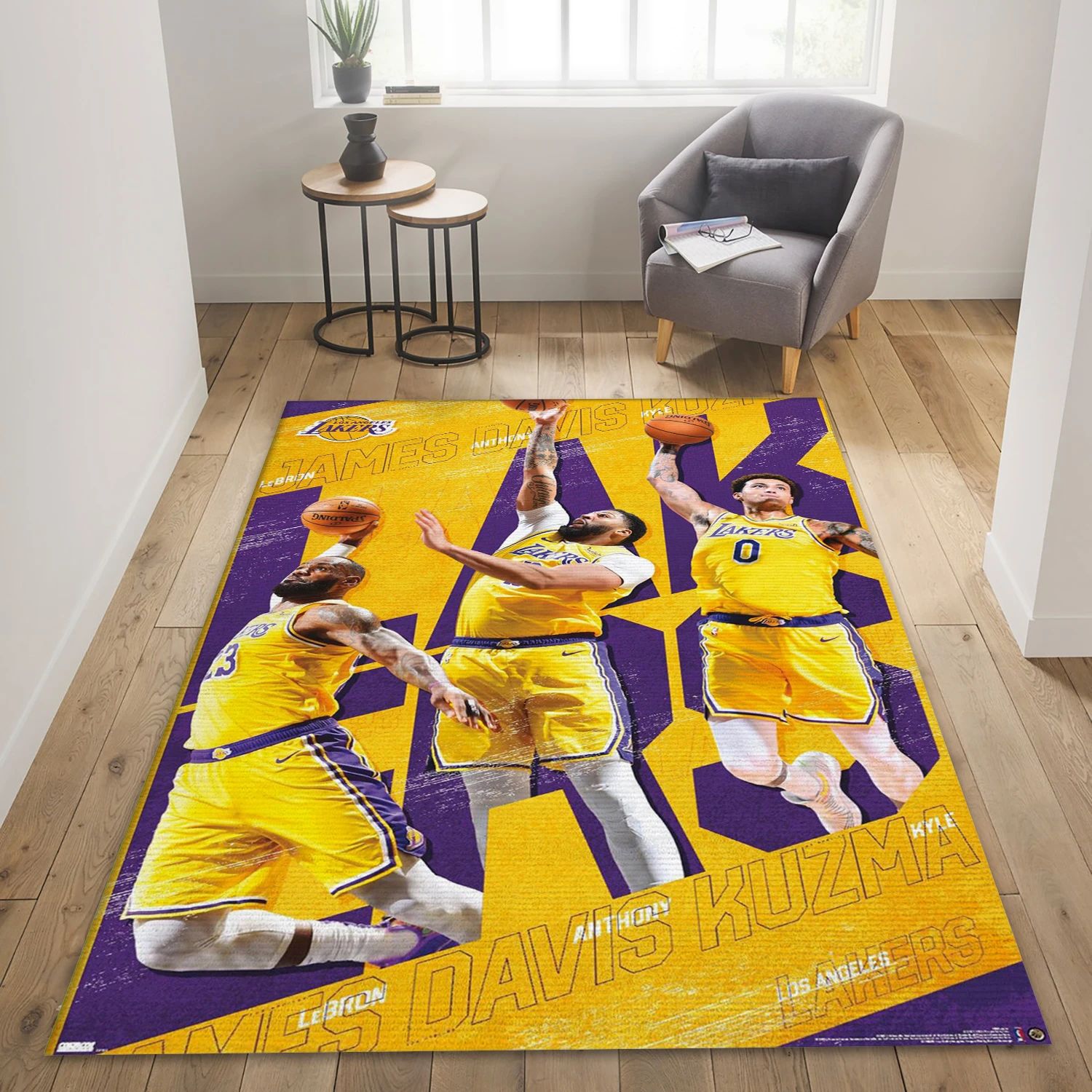 Los Angeles Lakers NBA Area Rug Carpet