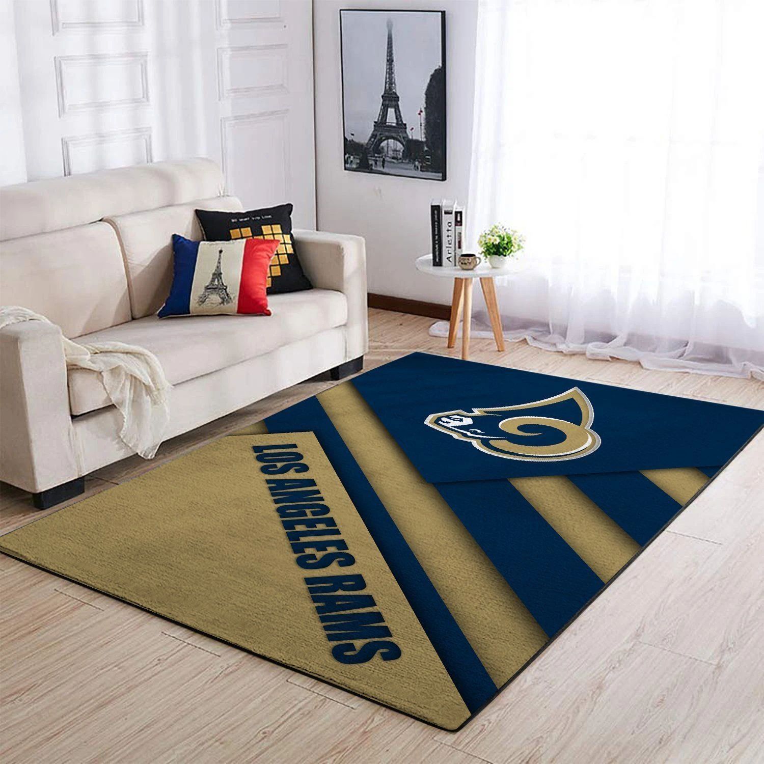 Los Angeles Rams Area Rug Nfl Football Floor Decor 1910071 - Indoor Outdoor Rugs