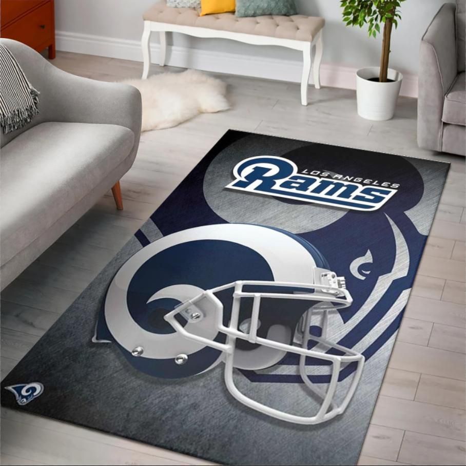 Los Angeles Rams Nfl Football Team Area Rug Rugs For Living Room Rug Home Decor - Indoor Outdoor Rugs