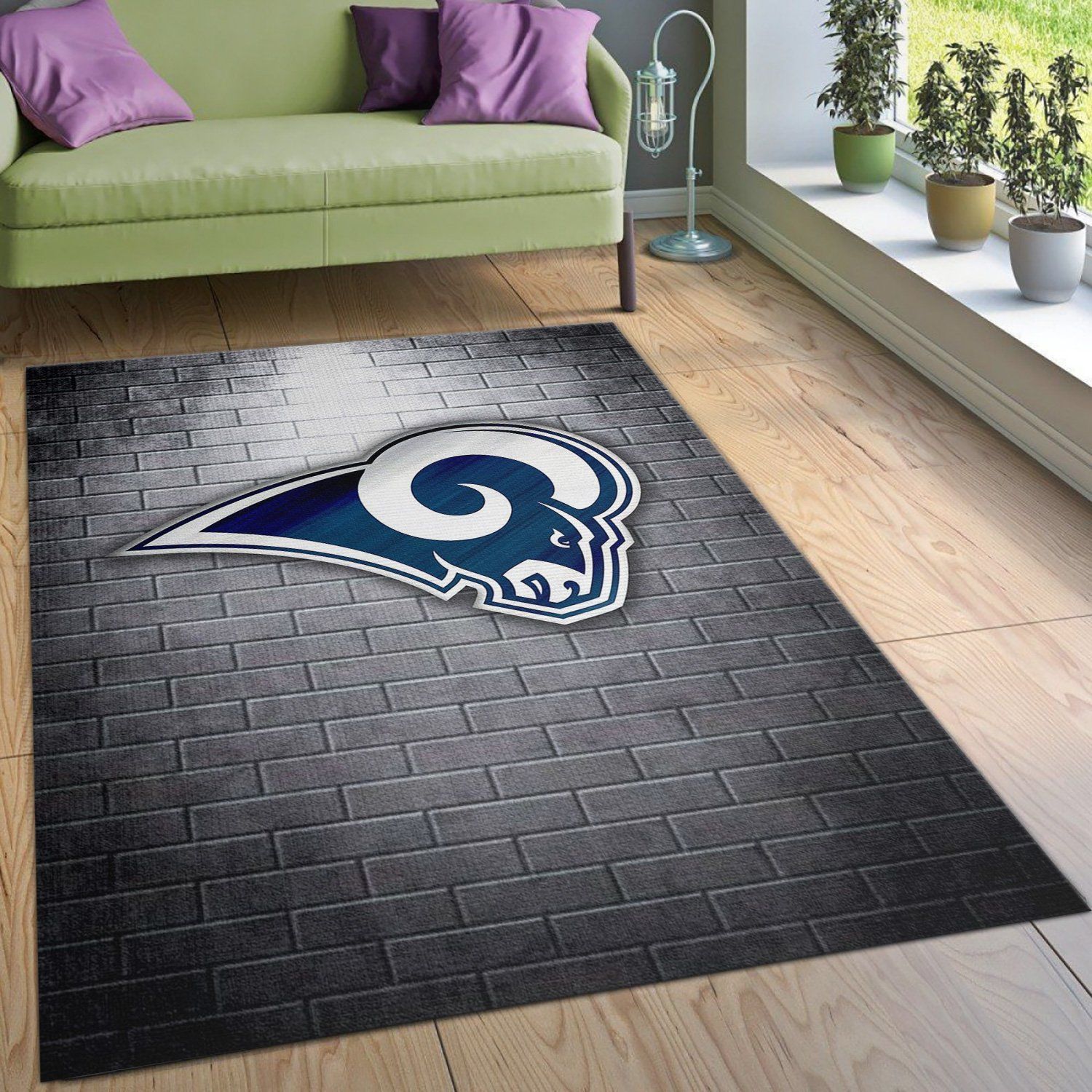 Los Angeles Rams Nfl Rug Bedroom Rug Home US Decor - Indoor Outdoor Rugs