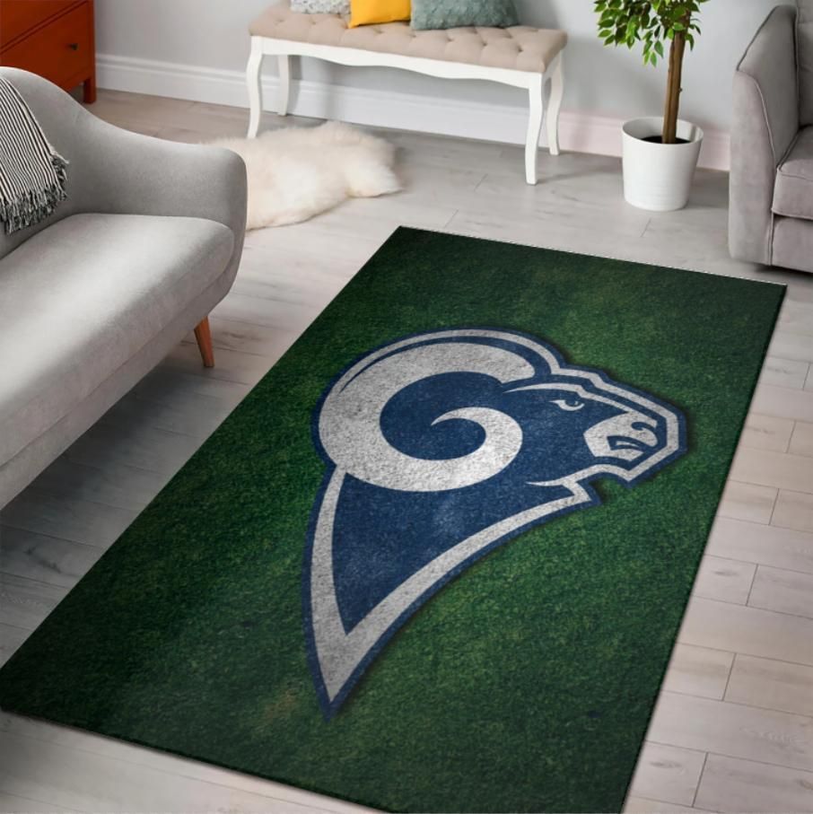 Los Angeles Rams Nfl Team Area Rug Rugs For Living Room Rug Home Decor - Indoor Outdoor Rugs