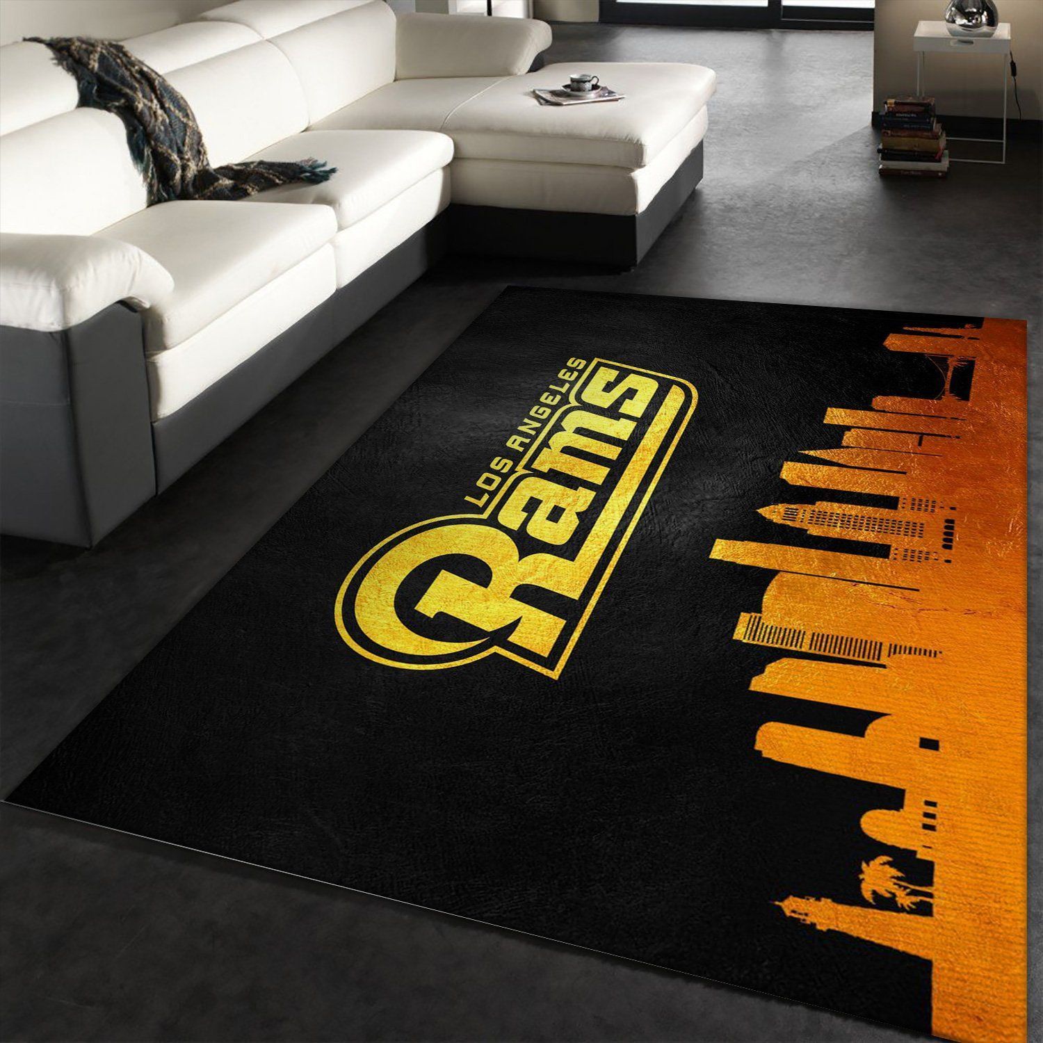 Los Angeles Rams Skyline NFL Area Rug