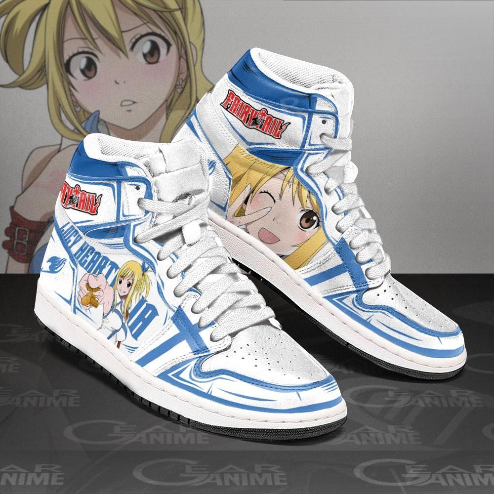 Lucy Heartfilia Fairy Tail Anime Mn11 Air Jordan Shoes Sport Sneakers