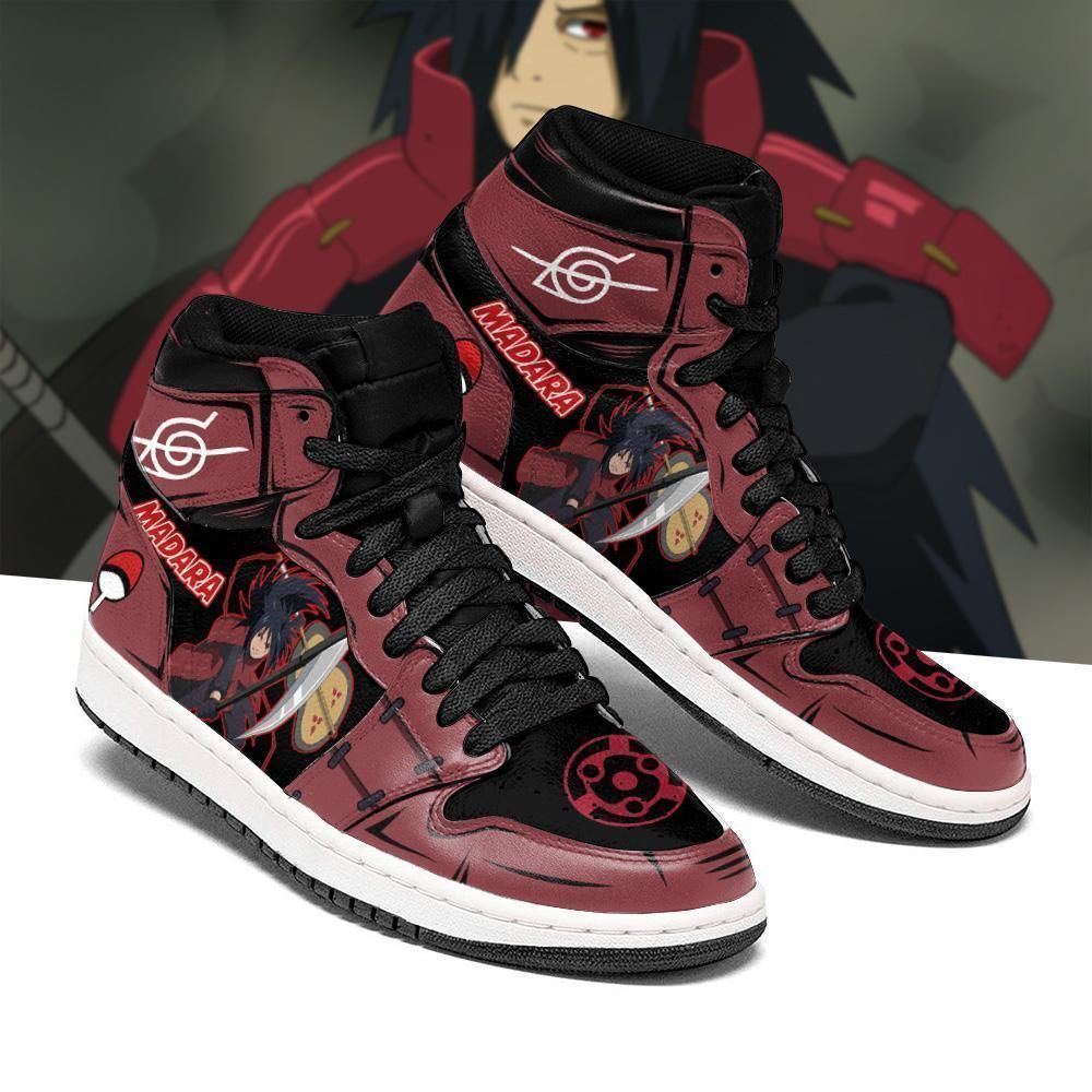 Madara Uchiha Fighting Naruto Anime Air Jordan 2021 Shoes Sport Sneakers