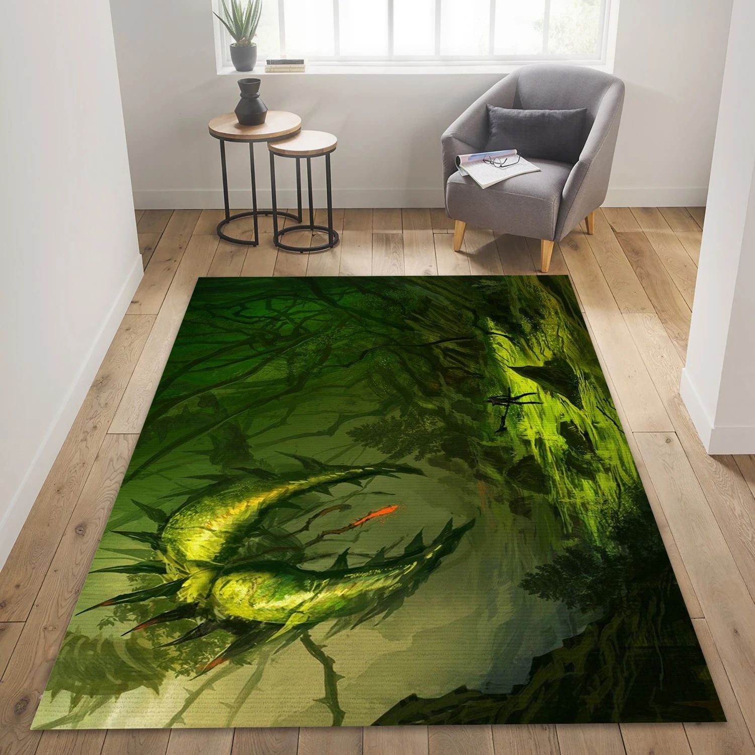 Man Eater Plantera Game Area Rug Carpet