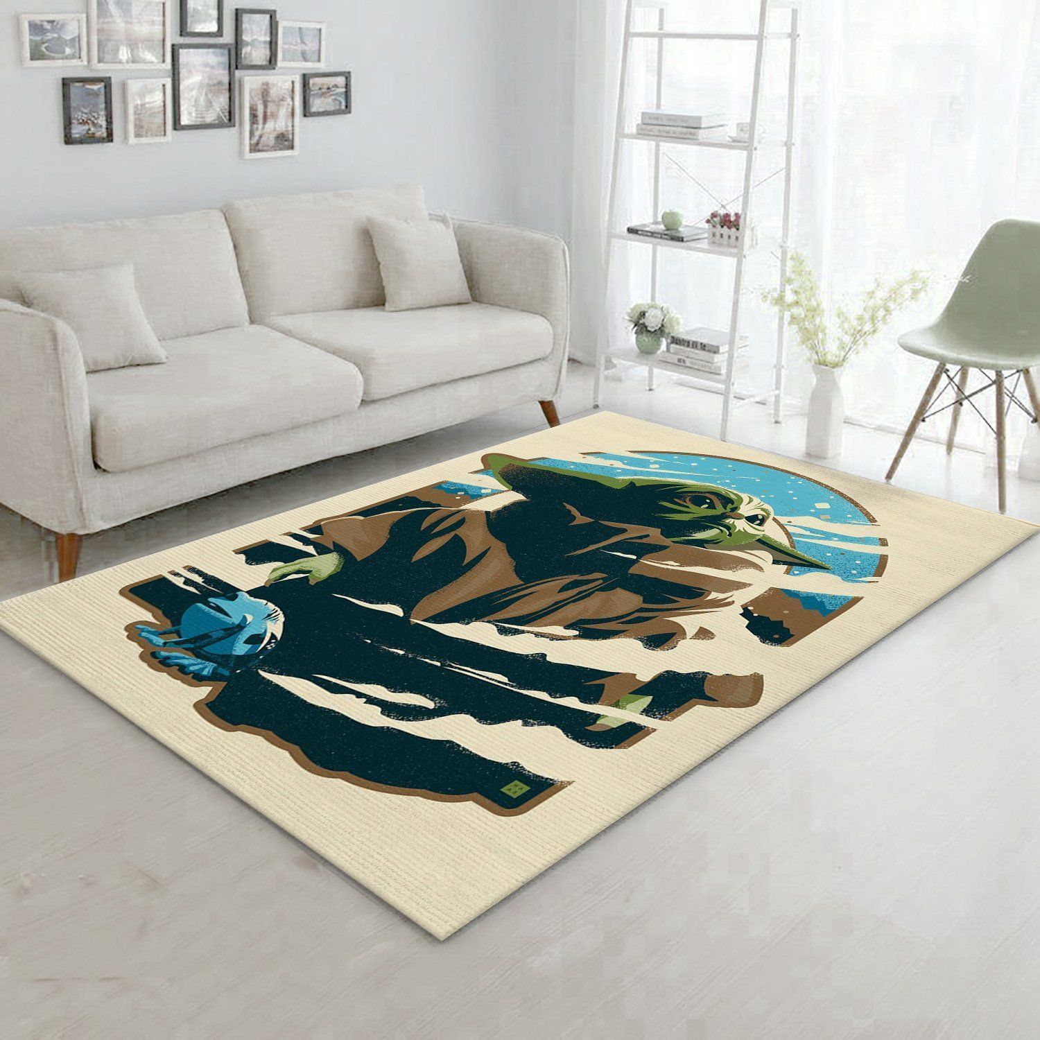 Mandalorian Baby Yoda Ver21 Rug Bedroom Rug Home Decor Floor Decor - Indoor Outdoor Rugs