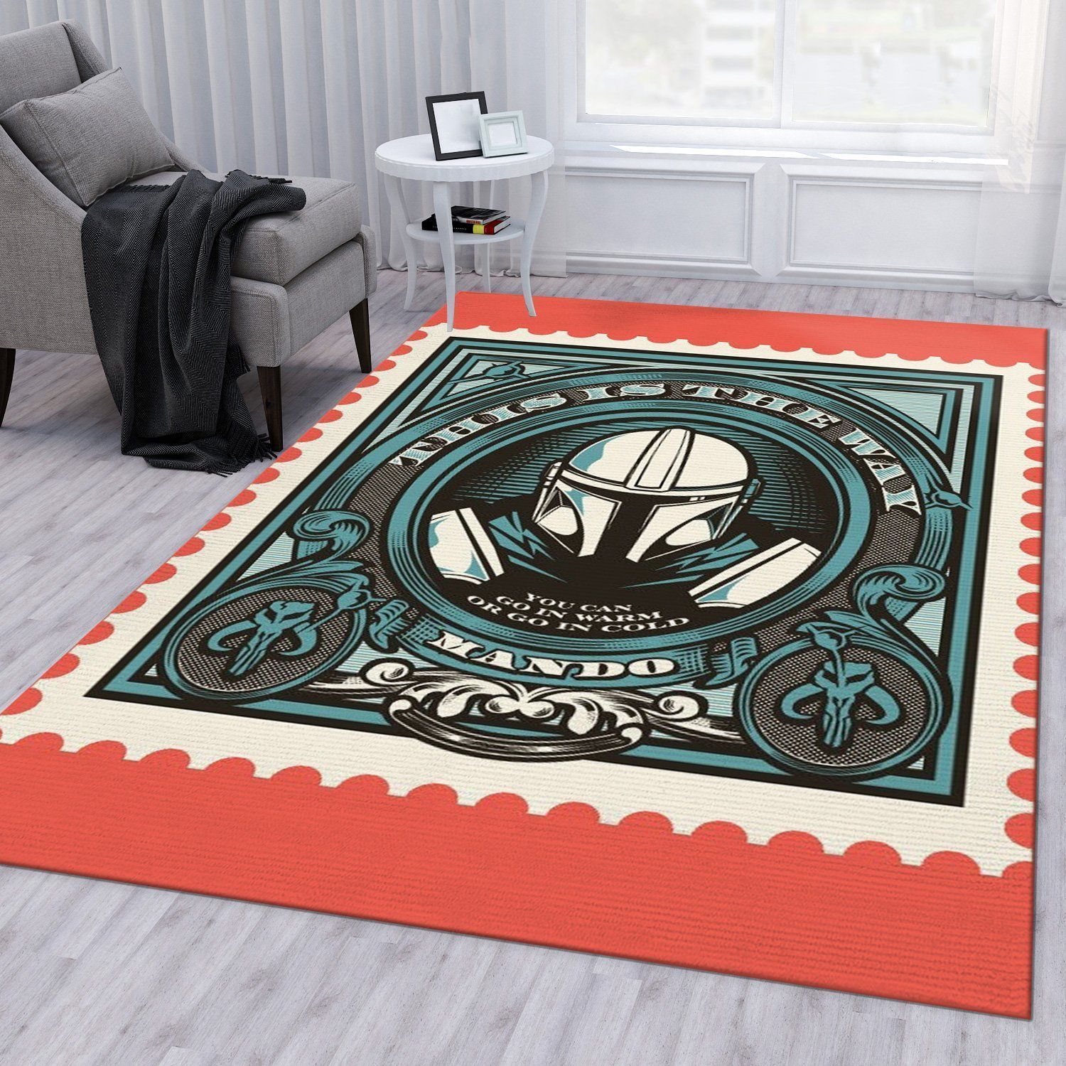 Mandalorian Baby Yoda Ver51 Area Rug For Christmas Bedroom Rug Home Decor Floor Decor - Indoor Outdoor Rugs