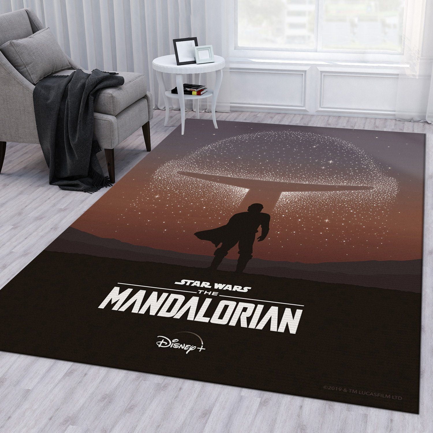 Mandalorian Baby Yoda Ver64 Christmas Gift Rug Bedroom Rug Home Decor - Indoor Outdoor Rugs