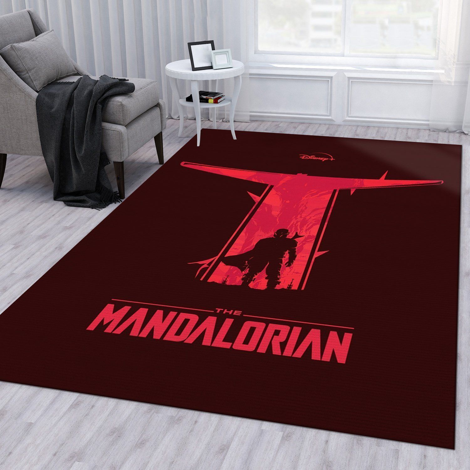 Mandalorian Baby Yoda Ver70 Christmas Gift Rug Living Room Rug Home Decor - Indoor Outdoor Rugs