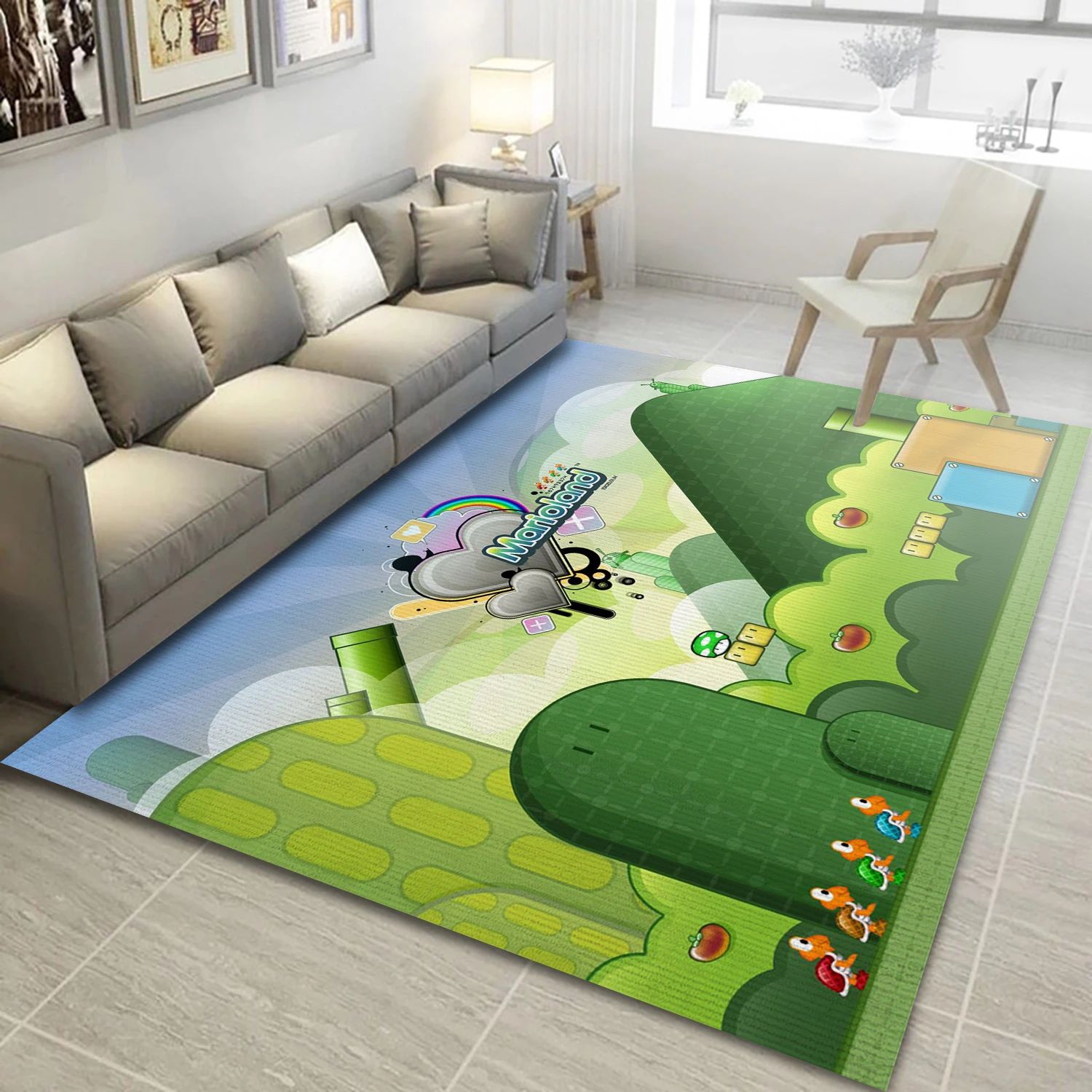 Mario Gaming Area Rug