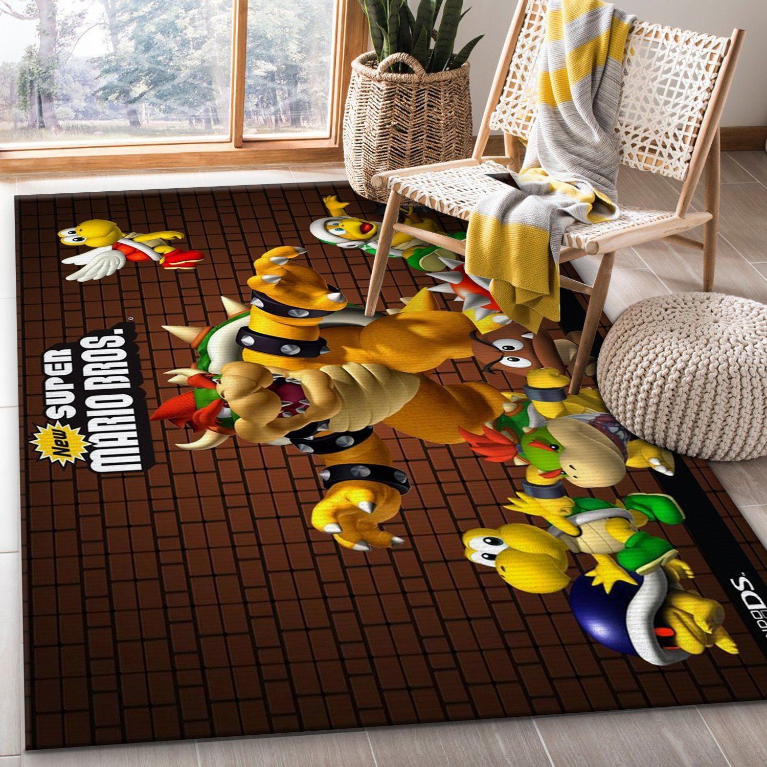 Mario Ver9 Area Rug For Christmas Living Room Rug Family Gift US Decor - Indoor Outdoor Rugs
