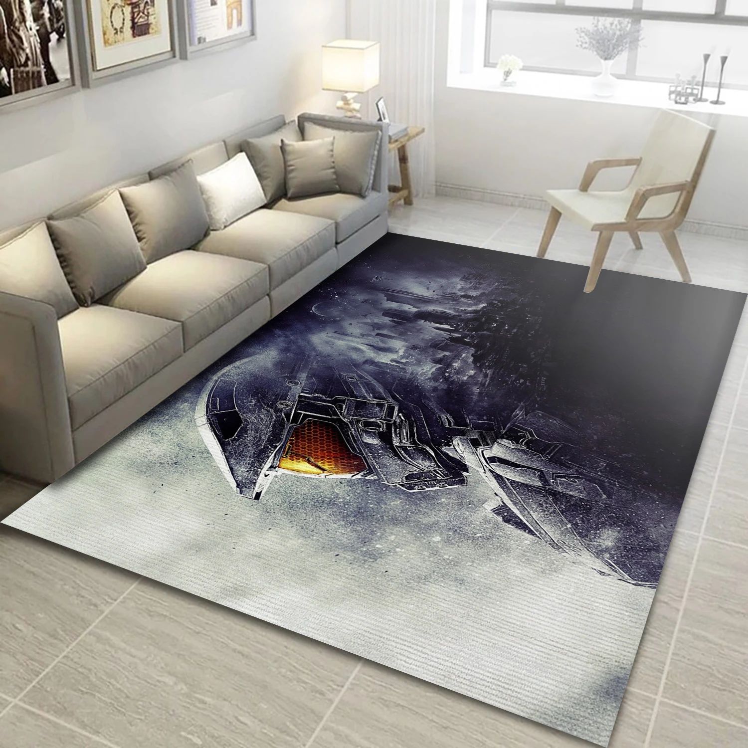 Master Chief Game Area Rug Carpet