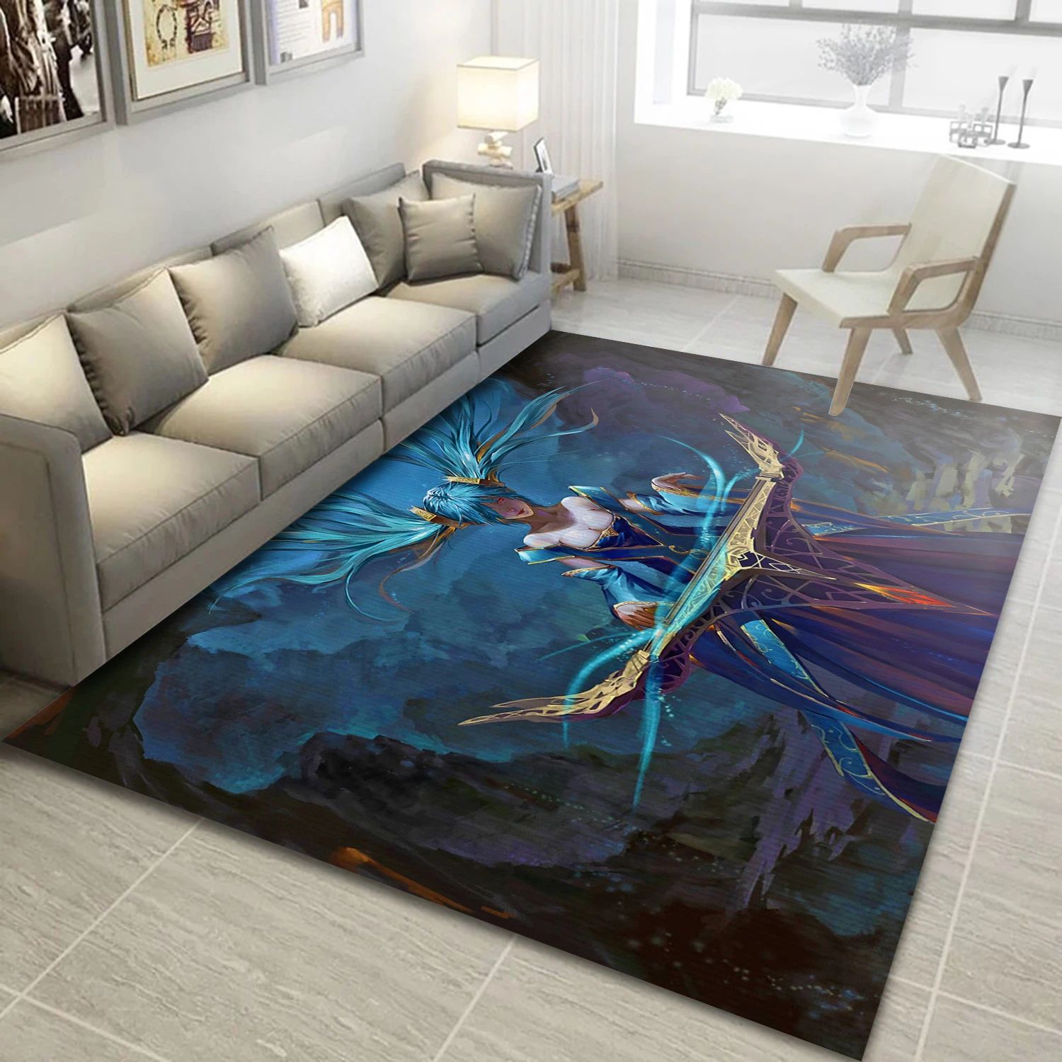 Maven Of Strings Video Game Reangle Rug