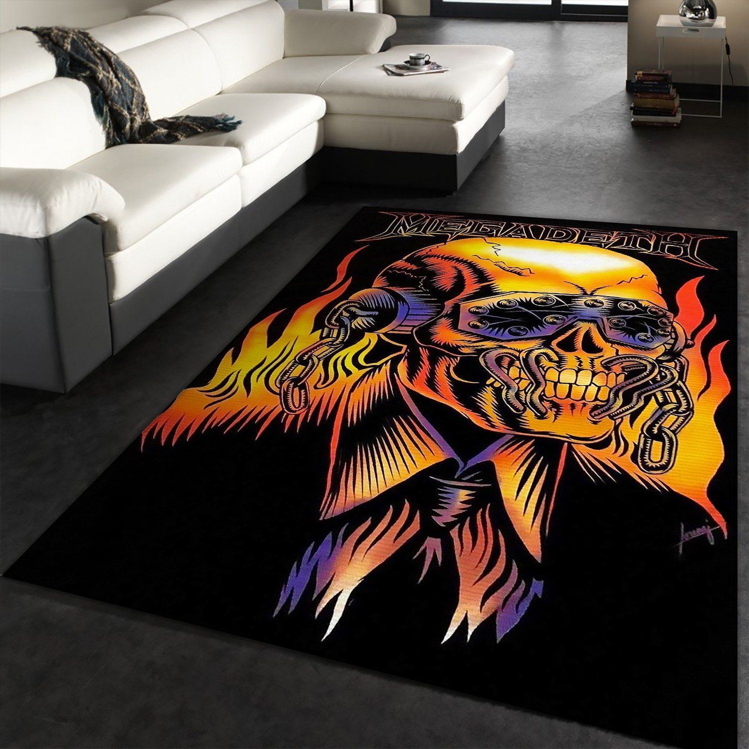 Megadeth Band Area Rug Music Floor Decor 191012 Carpet Titles - Indoor Outdoor Rugs