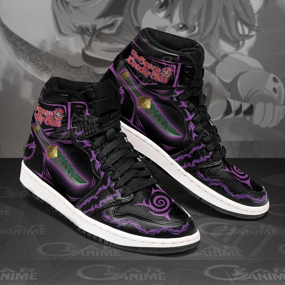 Meliodas Sword Seven Deadly Sins Anime Mn10 Air Jordan Shoes Sport Sneakers