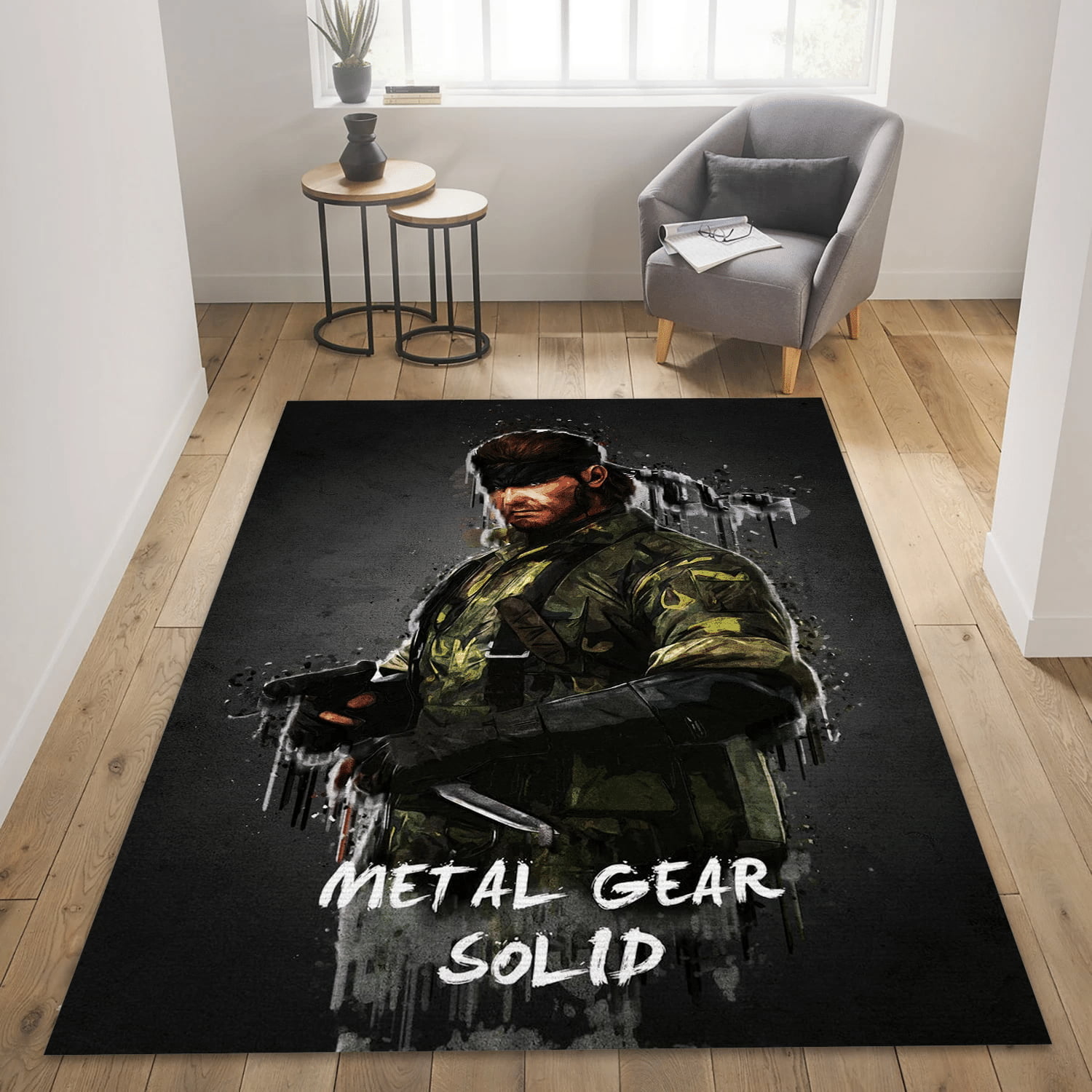 Metal Gear Solid Area Rug For Christmas