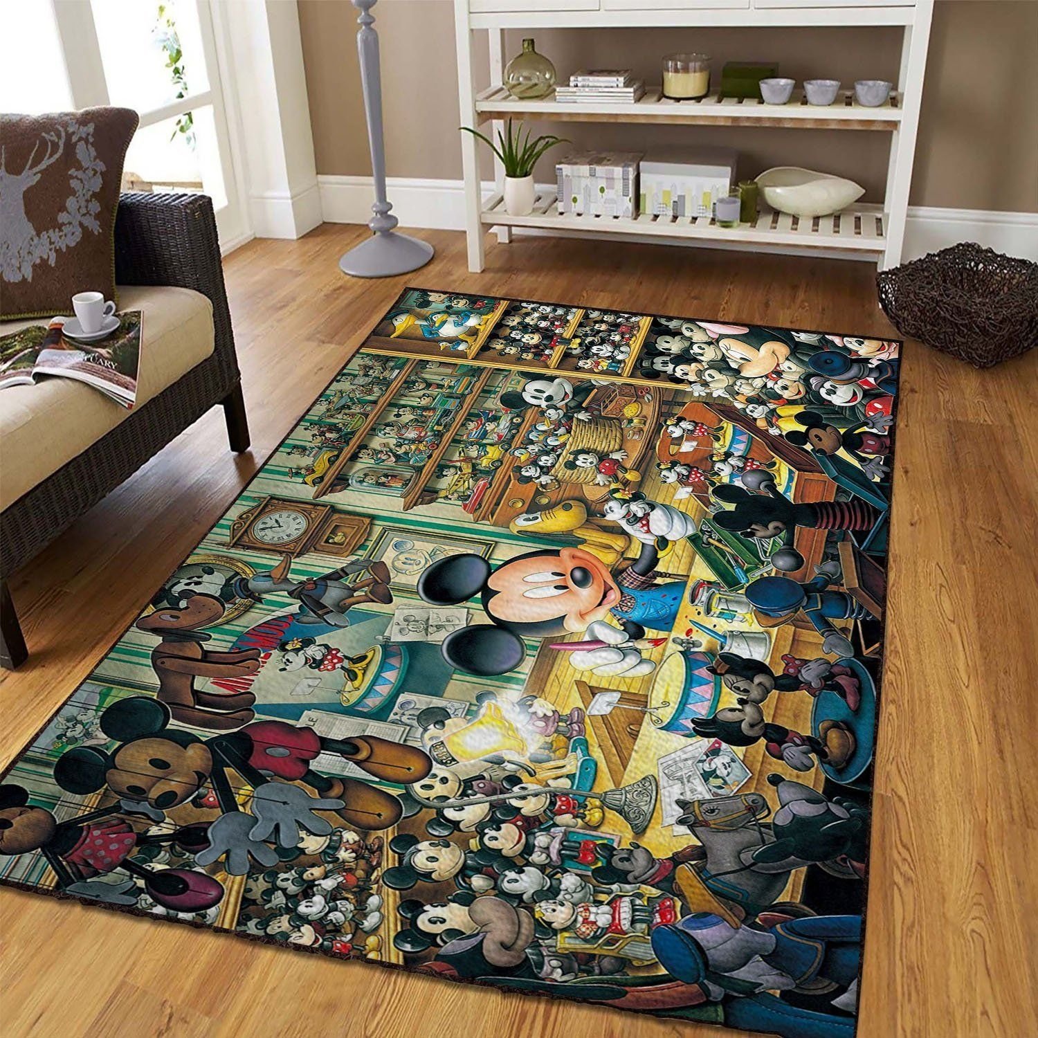 Mickey Disney Area Rug Chrismas Gift - Indoor Outdoor Rugs