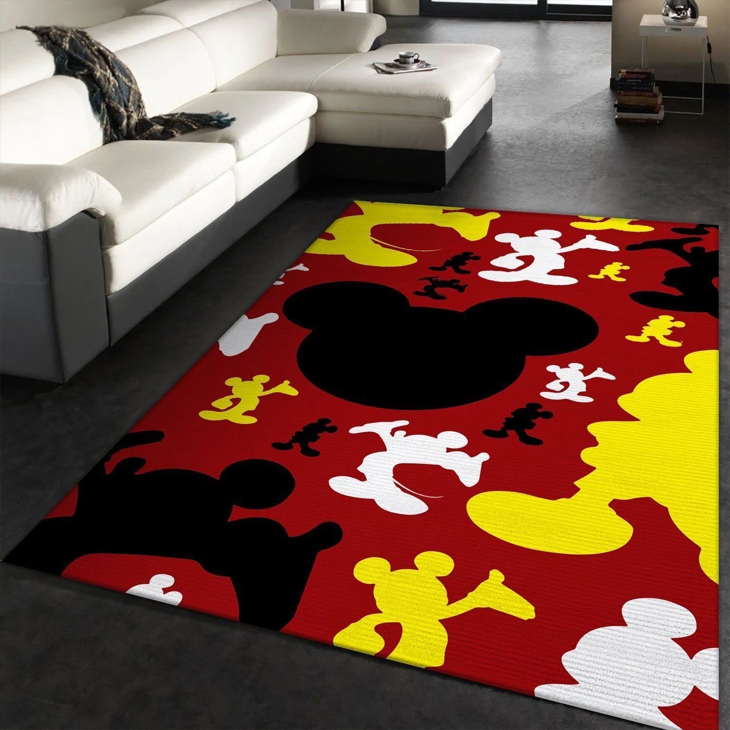 Mickey Mouse Area Rugs Living Room Carpet MM71204 Local Brands Floor Decor The US Decor - Indoor Outdoor Rugs