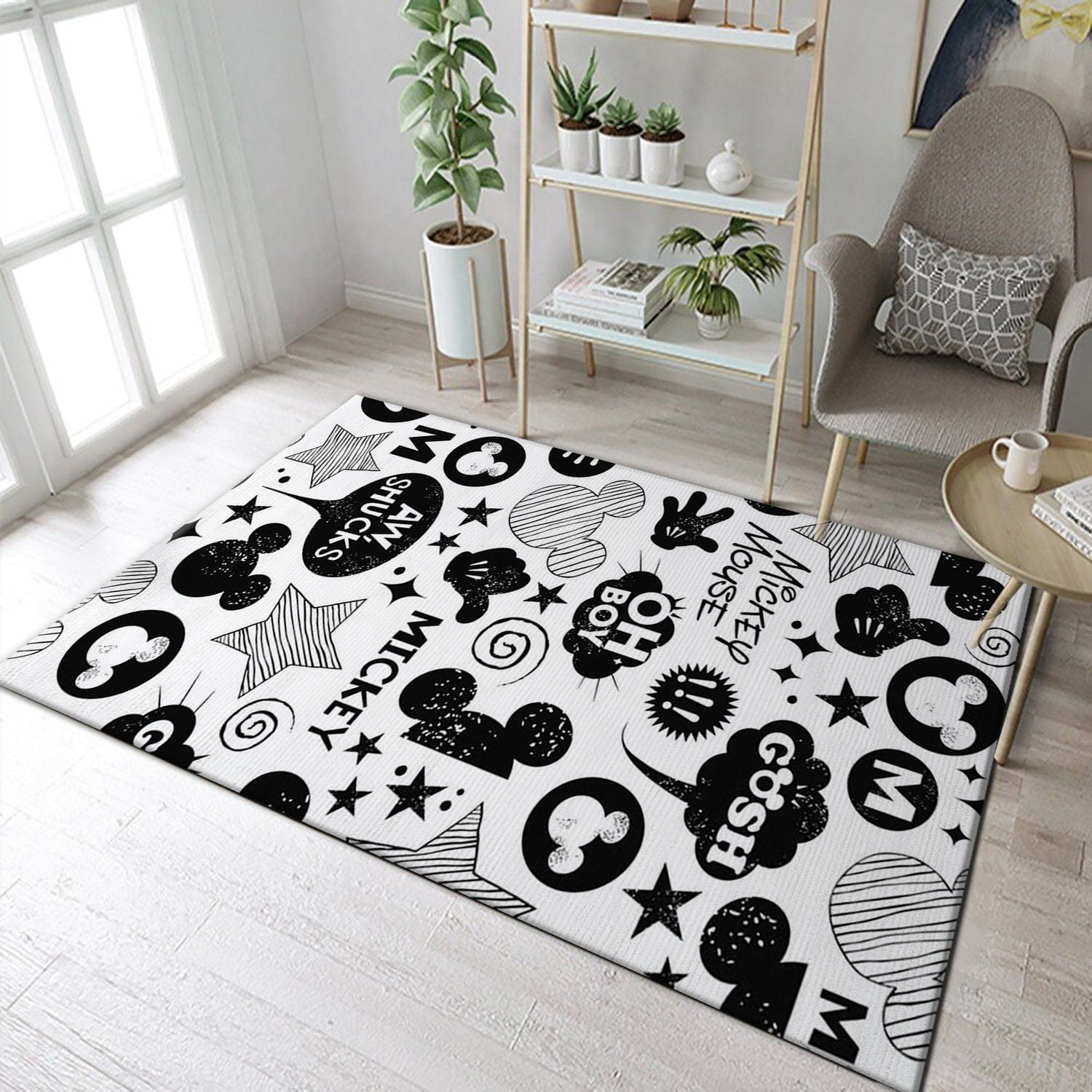 Mickey Mouse Cool Area Rug, Living Room Rug, US Gift Decor - Indoor Outdoor Rugs