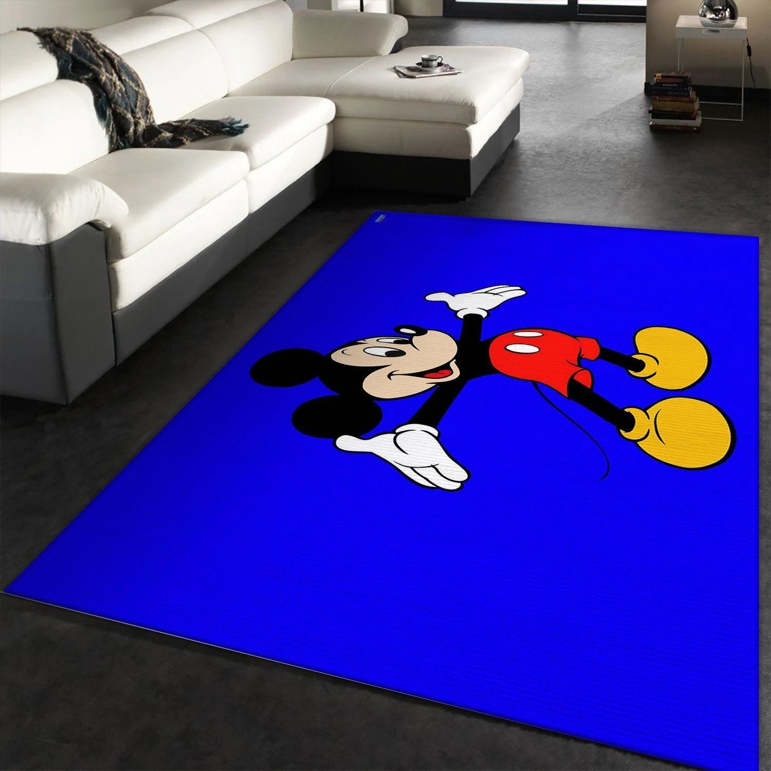 Mickey Mouse Disney Area Rug Bedroom Christmas Gift US Decor - Indoor Outdoor Rugs