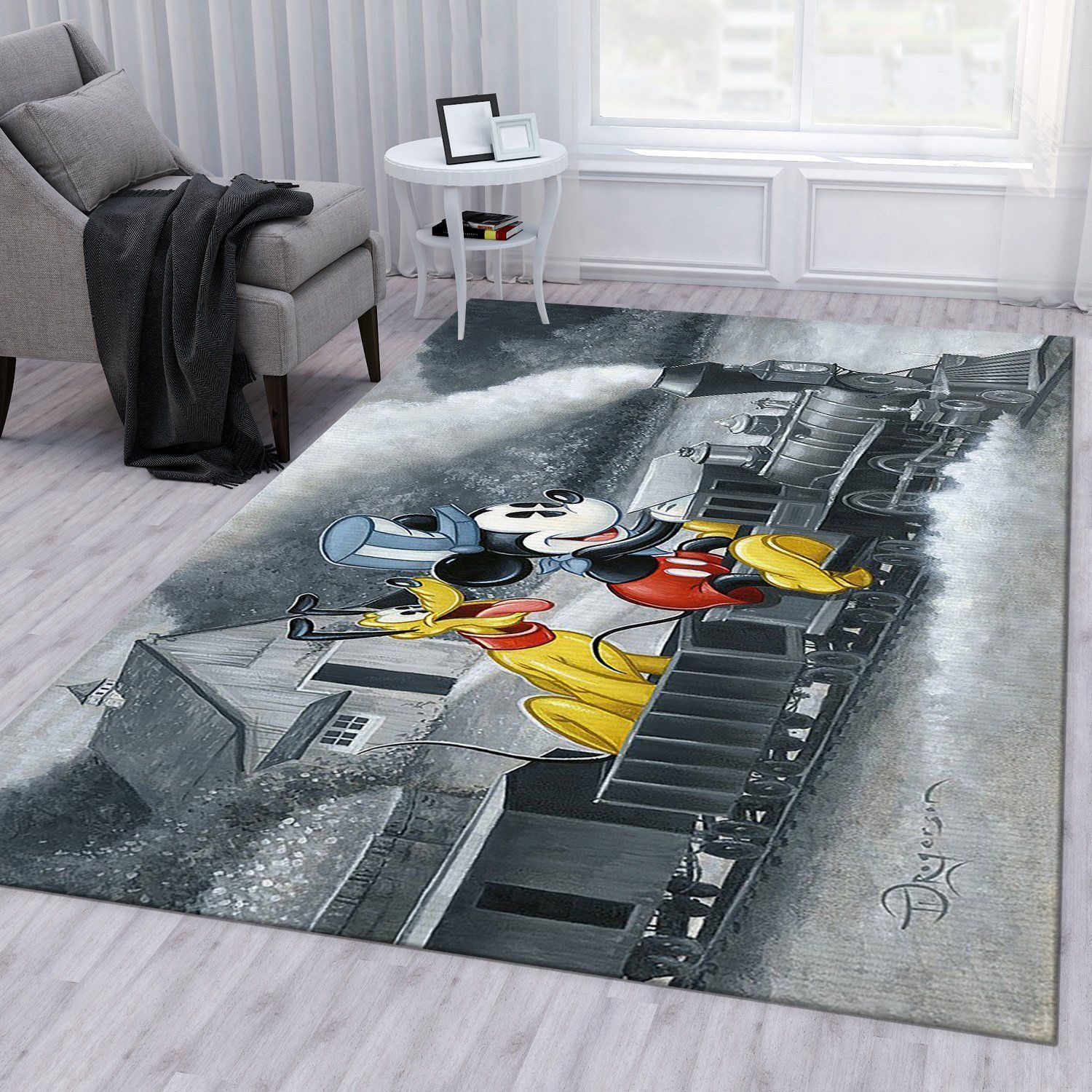 Mickeys Area Rug For Christmas Bedroom Rug Home Decor Floor Decor - Indoor Outdoor Rugs