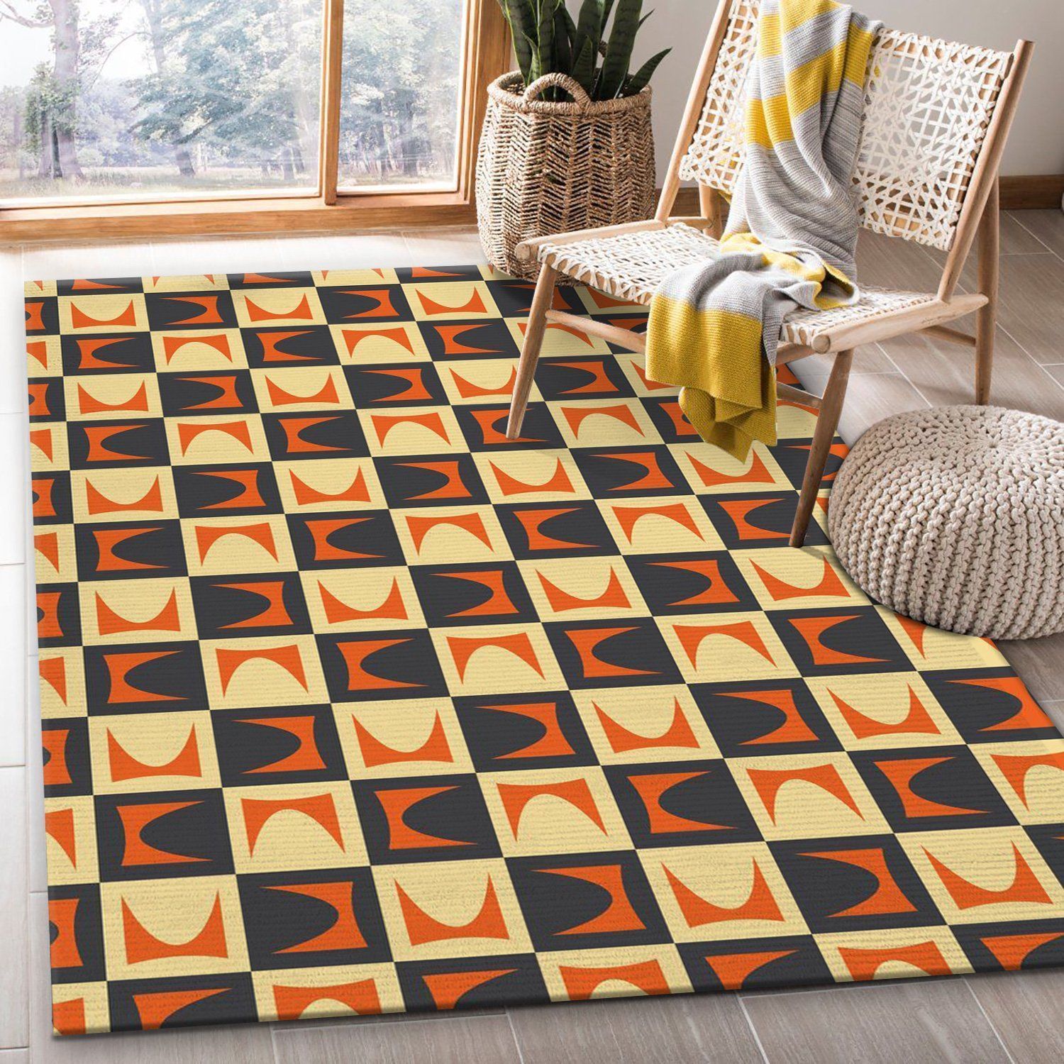 Midcentury Pattern 26 Area Rug