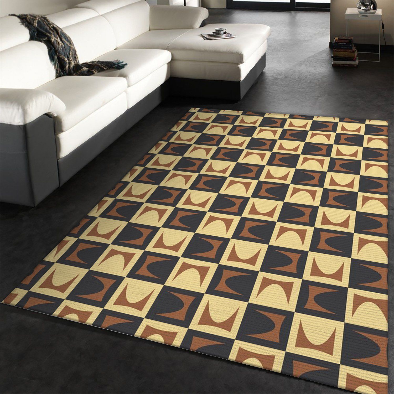 Midcentury Pattern 28 Area Rug For Christmas, Gift for fans, Home Decor Floor Decor - Indoor Outdoor Rugs