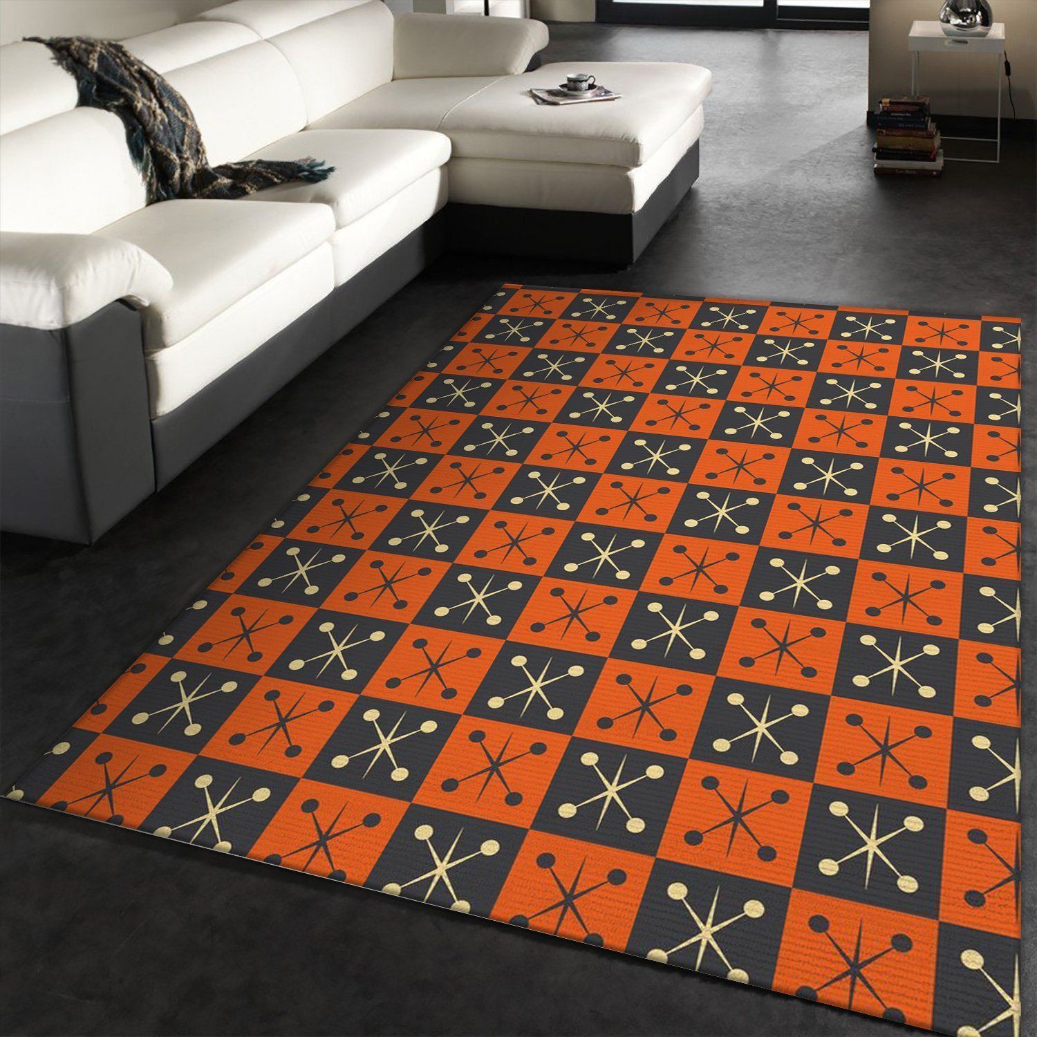 Midcentury Pattern 64 Area Rug